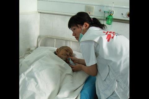 Alice Chow in the Guanghan triage centre